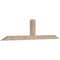 Ekena Millwork Portland Smooth Timber Gable Bracket, Douglas Fir, 108"W x 27"H x 5 1/2"D x 5 1/2"F, 6/12 Pitch GBW108X27X0606POR00SDF - alternate 2